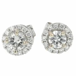Boucles D'Oreilles Diamants