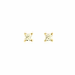 Boucles d’oreilles diamants puces