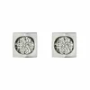Boucles d'oreilles diamants géométriques