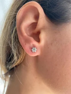 Boucles d'oreilles Diamants