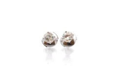 Boucles d'oreilles diamants en or 18k