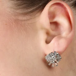 Boucles d’oreilles diamants vintage