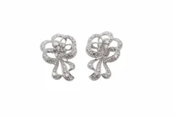 Boucles d'oreilles diamants des années 50