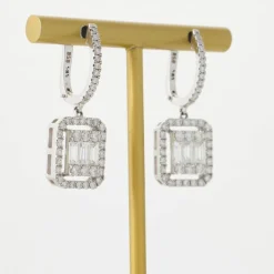 Boucles d’oreilles diamants
