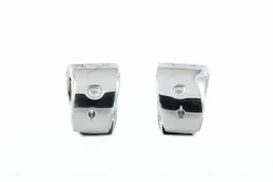 Boucles d'oreilles diamants blancs et bruns