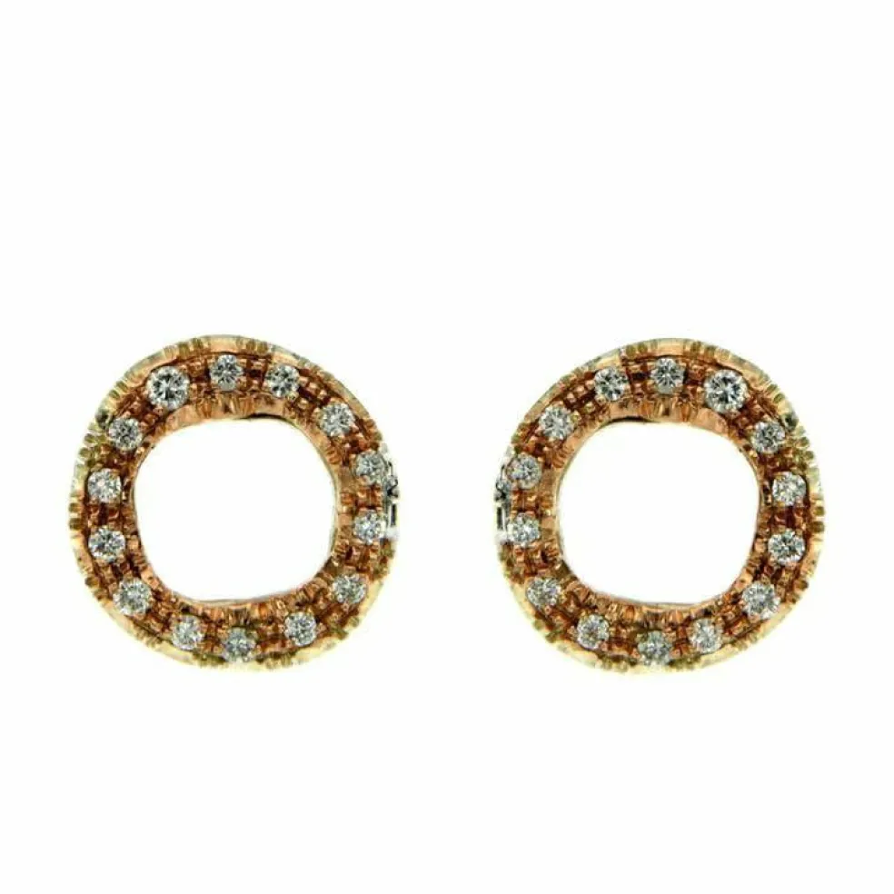 Boucles d'oreilles Diamants Or