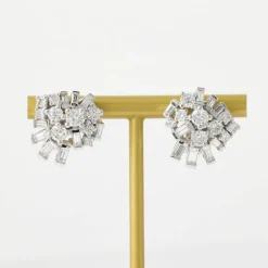 Boucles d’oreilles diamants vintage