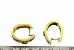 Boucles d'oreilles diamants et émeraudes