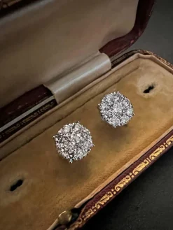 Boucles d'oreilles diamant 1,6 ct