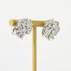Boucles d’oreilles diamants vintage