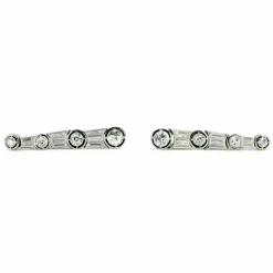 Boucles d'Oreilles Diamant, Platine