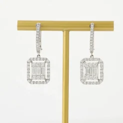 Boucles d’oreilles diamants