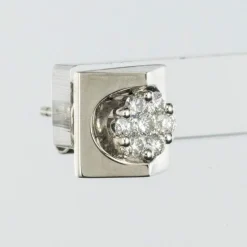 Boucles d'oreilles diamants géométriques
