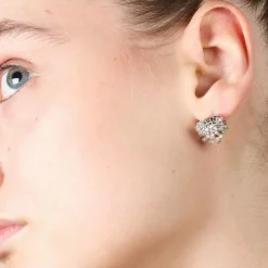 Boucles d’oreilles diamants vintage