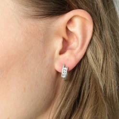 Boucles d'oreilles diamants