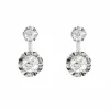 Boucles d’oreilles Dormeuses Platine et Diamants 1ct