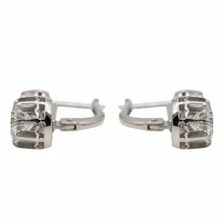 Boucles d'oreilles Dormeuses Or blanc Diamant