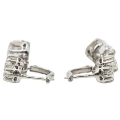 Boucles d'oreilles Dormeuses Or blanc Diamant