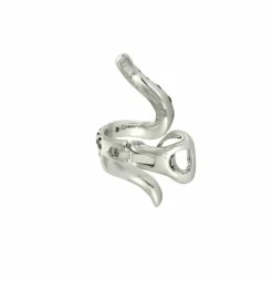 Boucles d'oreilles dépareillées or et émeraudes
