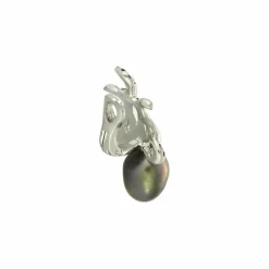 Boucles d'oreilles dépareillées or et émeraudes