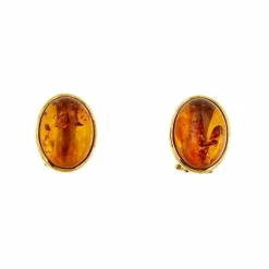Boucles d'oreilles en ambre