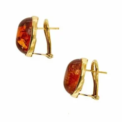 Boucles d'oreilles en ambre