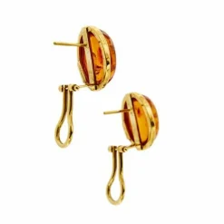 Boucles d'oreilles en ambre
