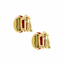 Boucles d'oreilles en corail