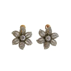 Boucles d'oreilles en diamant