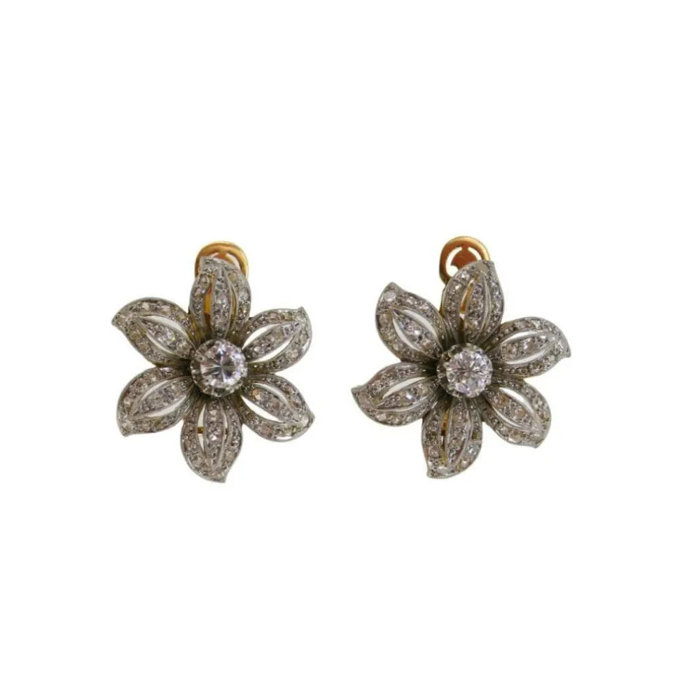 Boucles d'oreilles en diamant
