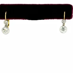 Boucles d'oreilles en diamant, platine
