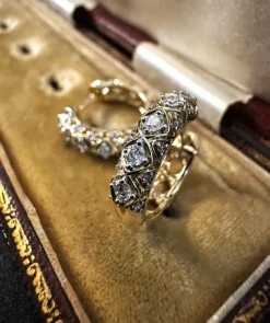 Boucles d'oreilles en diamant