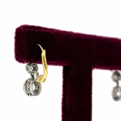 Boucles d'oreilles en diamant, platine