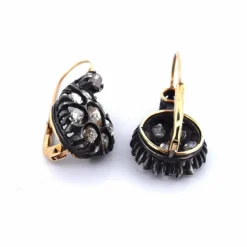 Boucles d'oreilles en diamant de l'époque victorienne