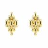 Boucles d'oreilles en maille panthère