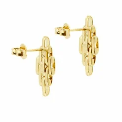 Boucles d'oreilles en maille panthère