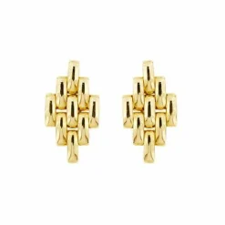 Boucles d'oreilles en maille panthère