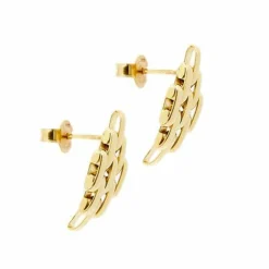 Boucles d'oreilles en maille panthère