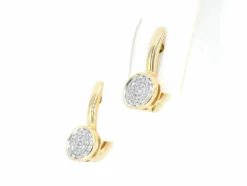 Boucles d'oreilles en or avec diamants