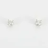Boucles d'oreilles en Or blanc & diamants