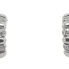 Boucles d'oreilles en or blanc avec diamants de 0,360 carat
