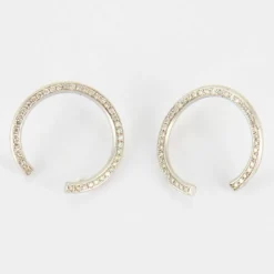 Boucles d'oreilles en Or blanc & diamants