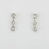 Boucles d'oreilles en Or blanc & diamants