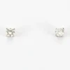 Boucles d'oreilles en Or blanc & diamants