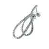 Boucles d'oreilles en or blanc, diamants naturels