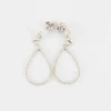 Boucles d'oreilles en Or blanc & diamants
