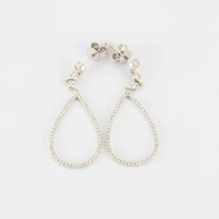 Boucles d'oreilles en Or blanc & diamants