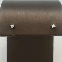 Boucles d'oreilles en Or blanc, diamants