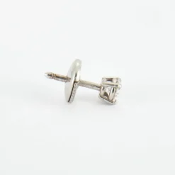 Boucles d'oreilles en Or blanc & diamants