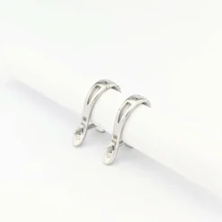 Boucles d'oreilles en or blanc et diamants
